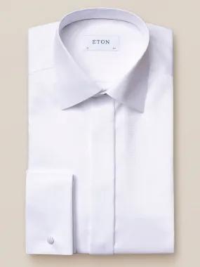 Eton White Dobby Formal Shirt