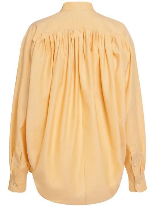 Etro   Draped cotton long sleeve shirt 