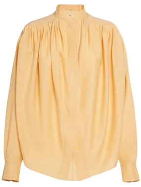 Etro   Draped cotton long sleeve shirt 