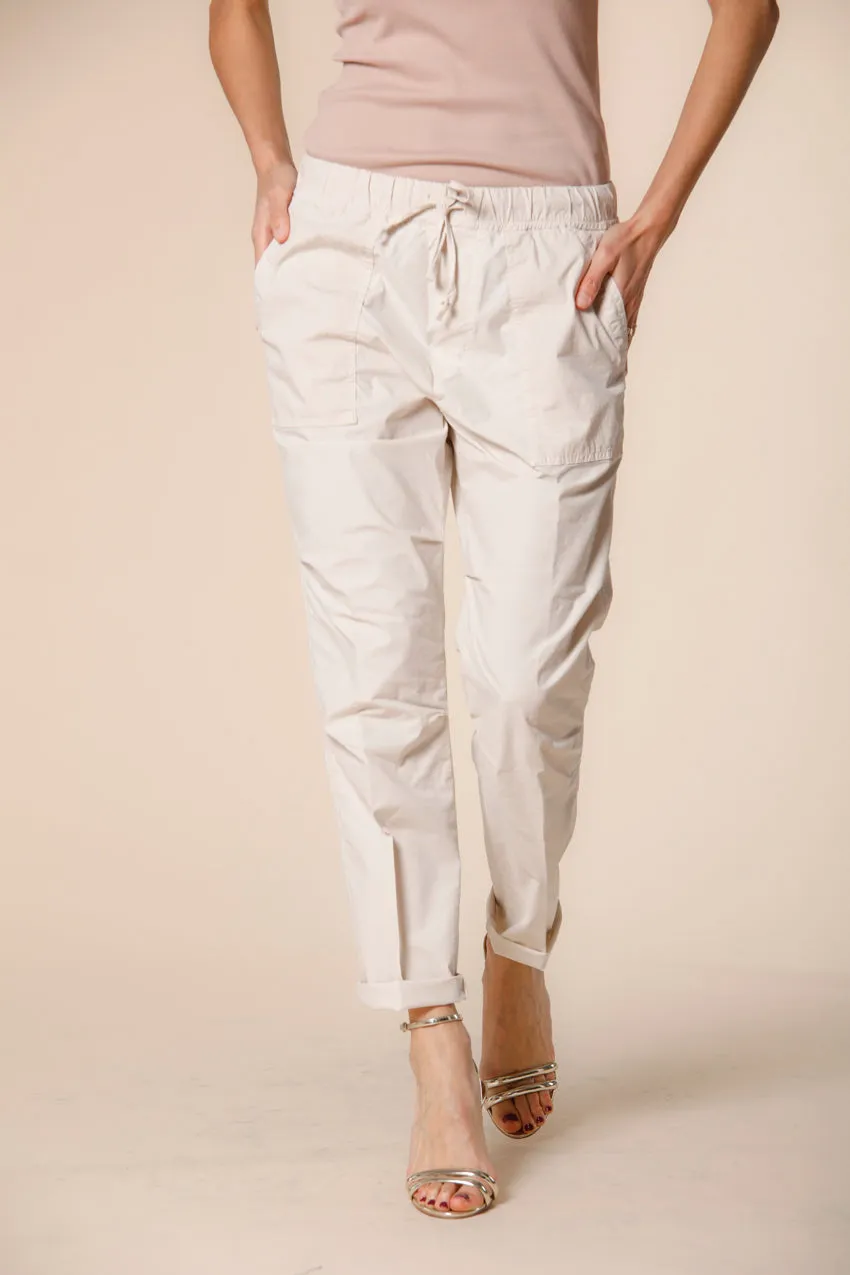 Fatique Jogger pantalone cargo jogger donna in tela paracadute relaxed