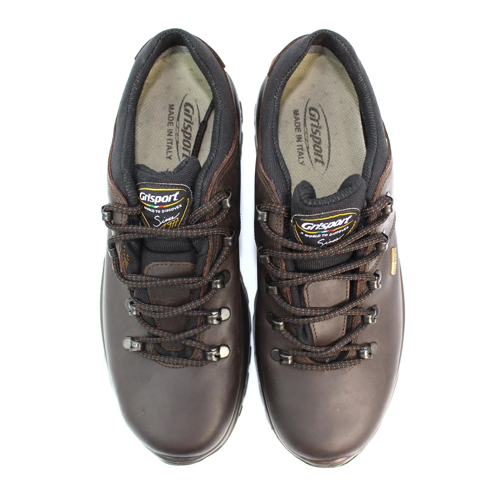 Grisport Dartmoor Brown Unisex Comfortable Leather Walking Lace Up Shoes
