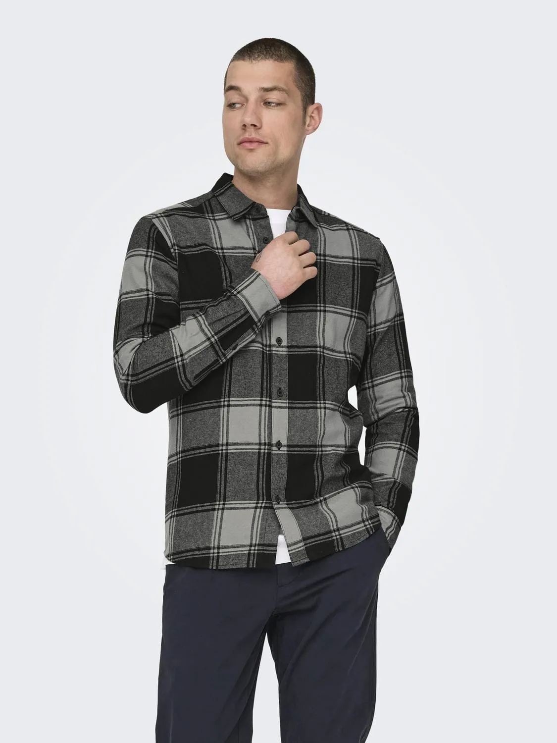 Gudmund Long Sleeve Checked Shirt