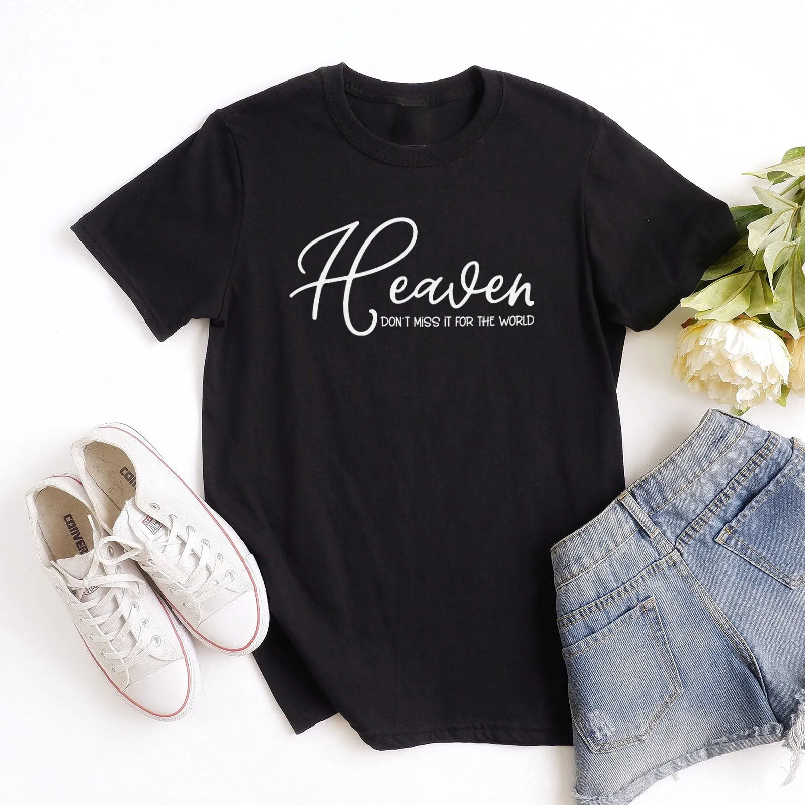 Heaven Don't Miss It For The World Scripture Tee