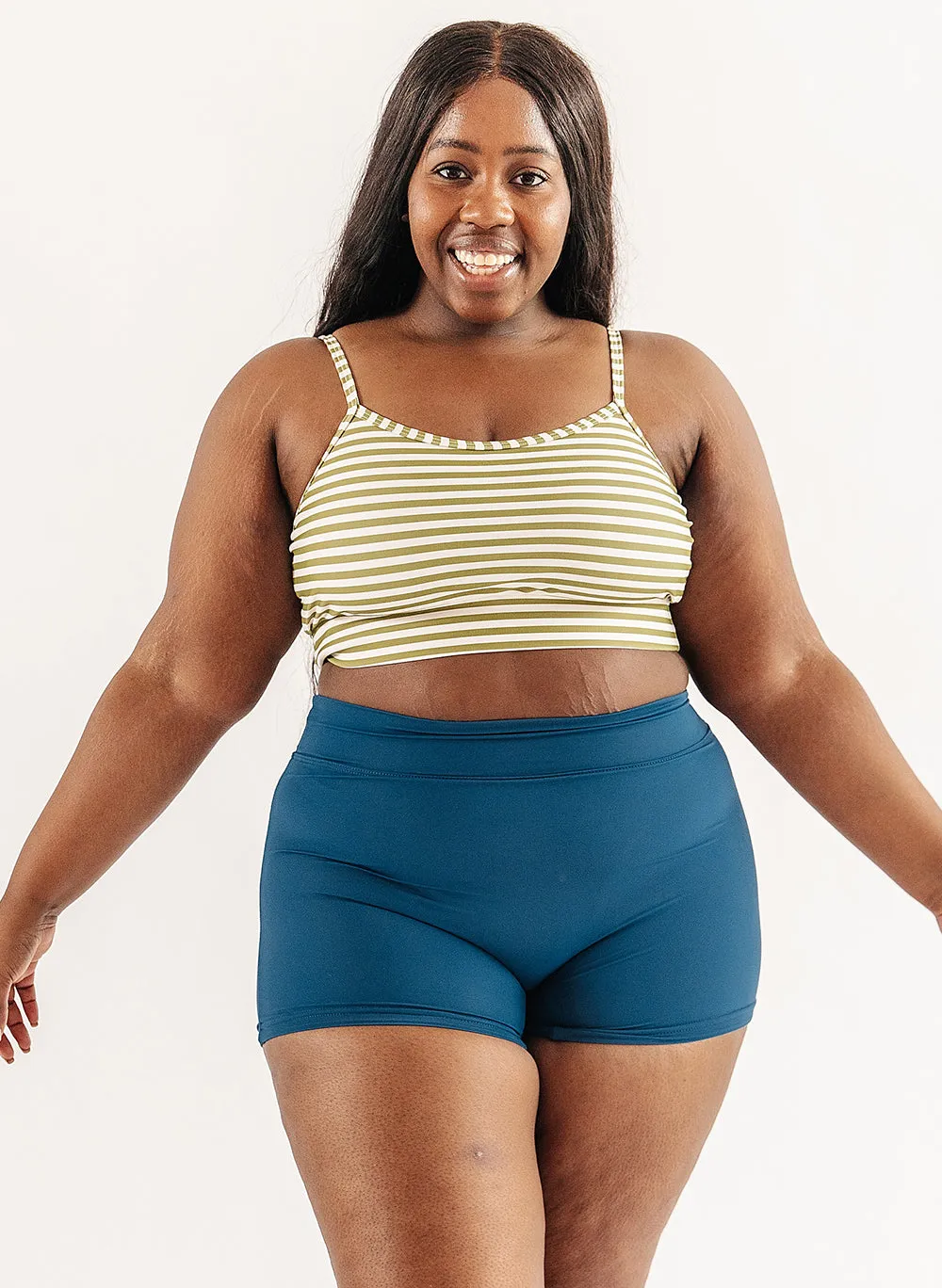 Indigo High-Waist Boy Short