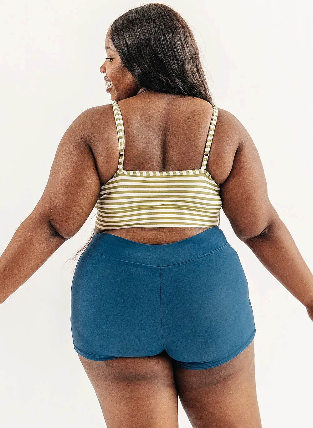 Indigo High-Waist Boy Short
