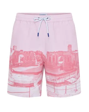 Jacob Cohen Taorima Print Quick Dry Swim Shorts (Rosewater)