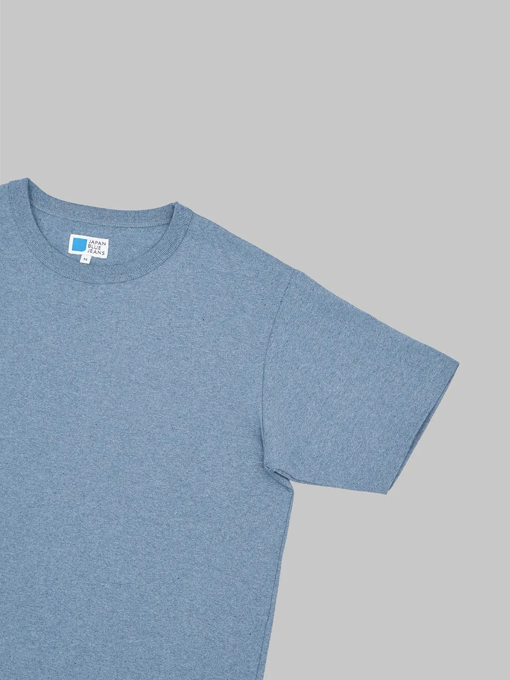 Japan Blue Recycled Denim T-shirt Mid Indigo