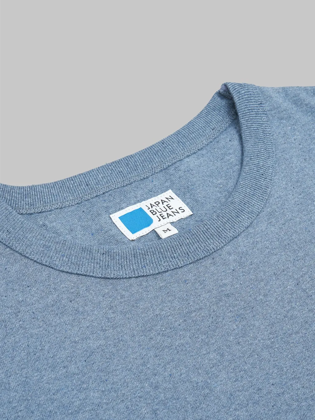 Japan Blue Recycled Denim T-shirt Mid Indigo