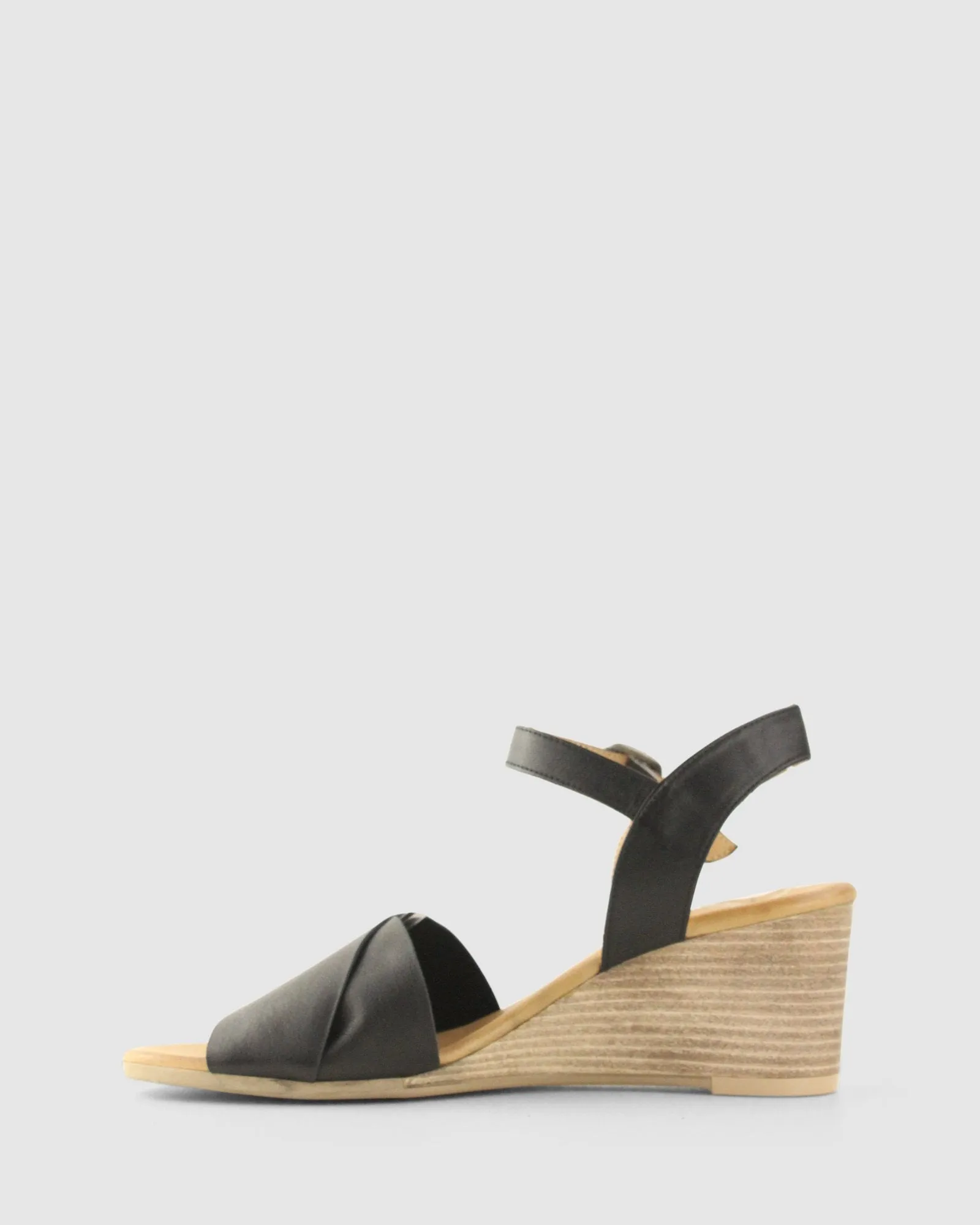 Josie Wedge Heel Black