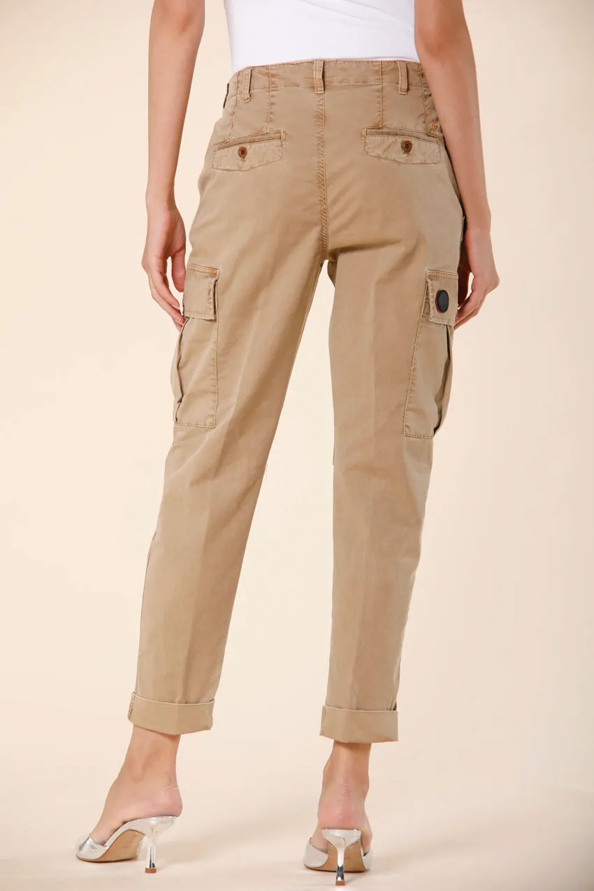 Judy Archivio W pantalone cargo donna in twill di cotone icon washes relaxed