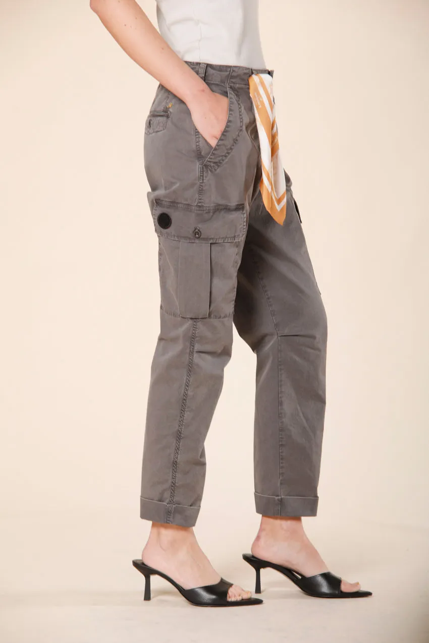 Judy Archivio W pantalone cargo donna in twill di cotone icon washes relaxed