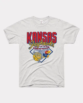 Kansas Jayhawks Nothin' But Net Ash T-Shirt