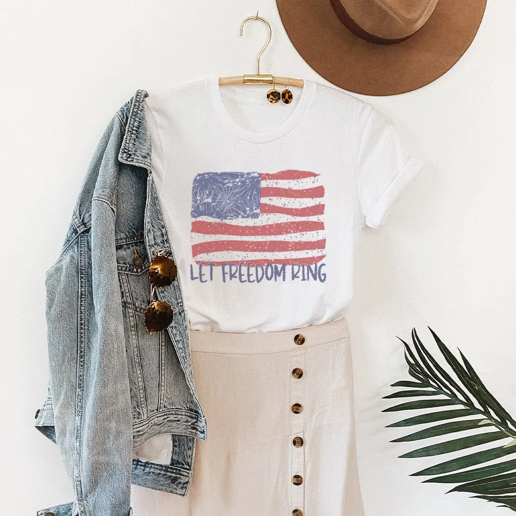 Let Freedom Ring Western Graphic T-Shirt - WE178