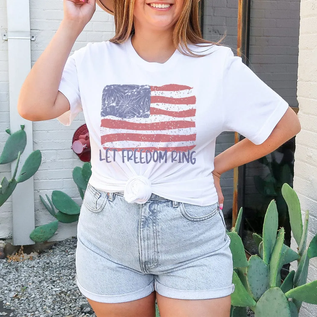 Let Freedom Ring Western Graphic T-Shirt - WE178