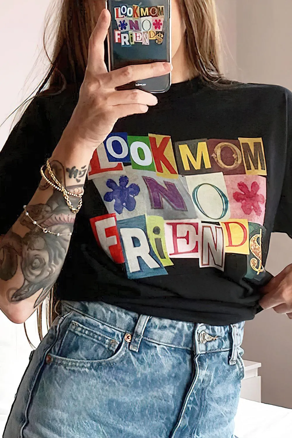 Look Mom No Friends T-Shirt