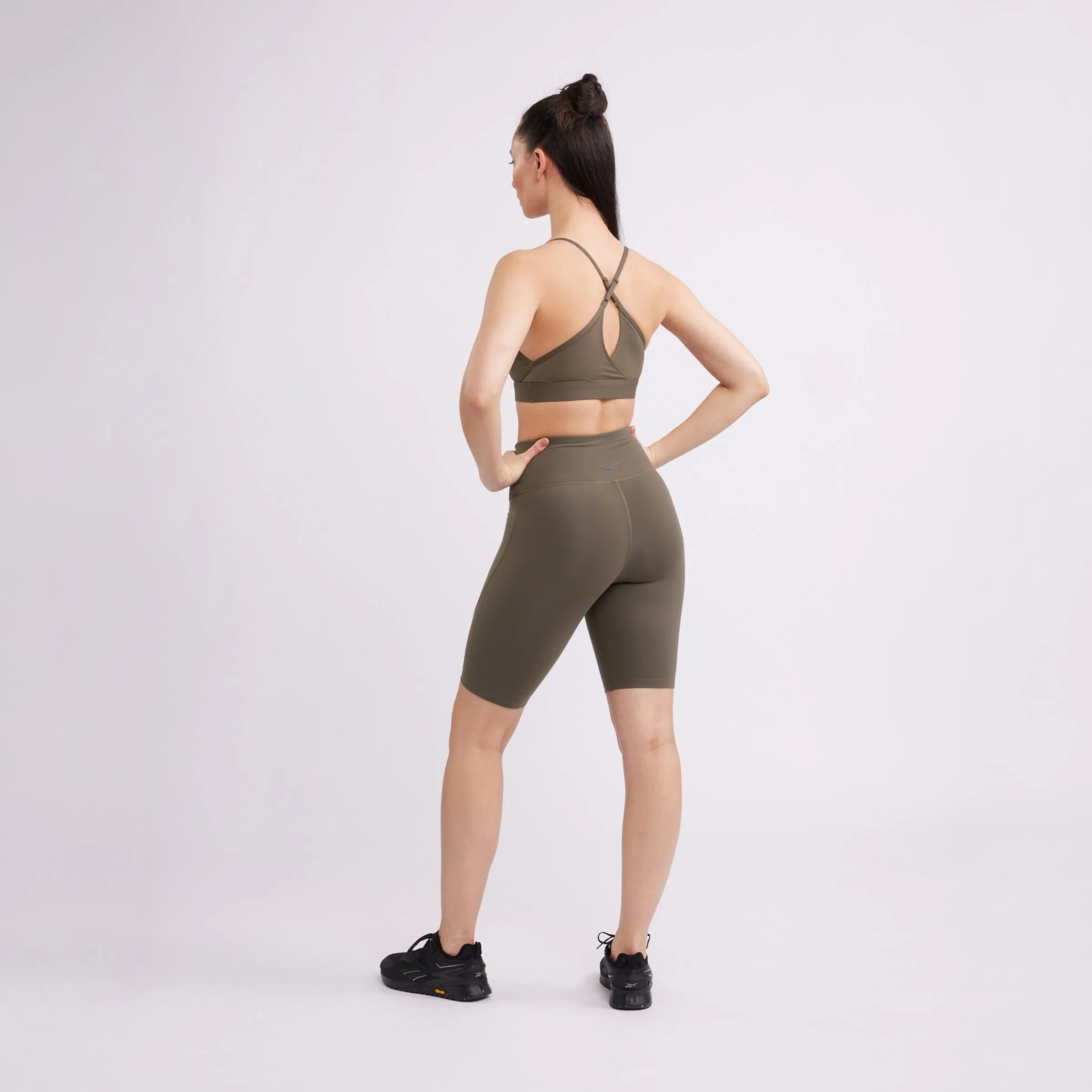 Lux High-Rise Bike Shorts Grout
