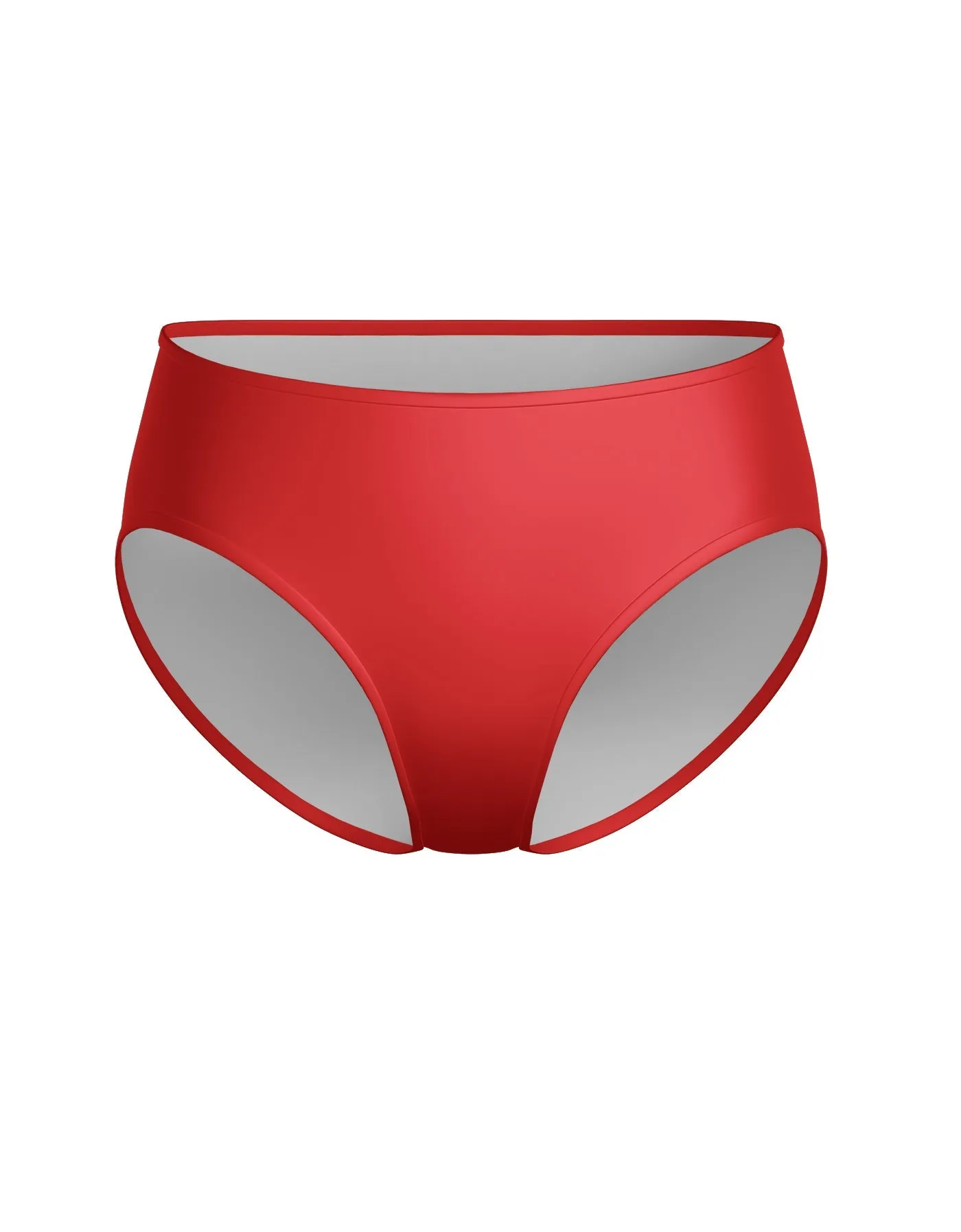 Lycra Brief Mid-Low Waist High Cut