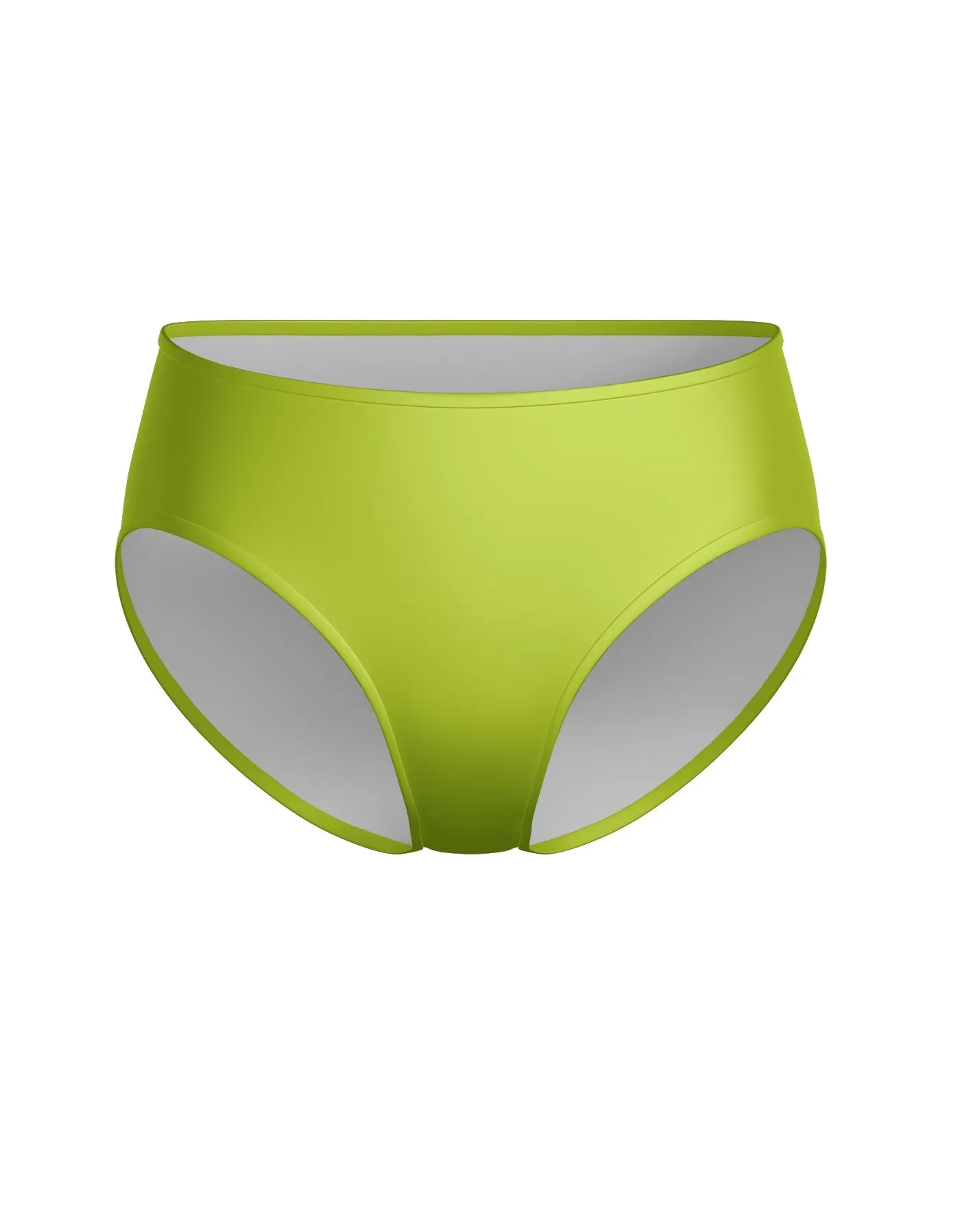 Lycra Brief Mid-Low Waist High Cut