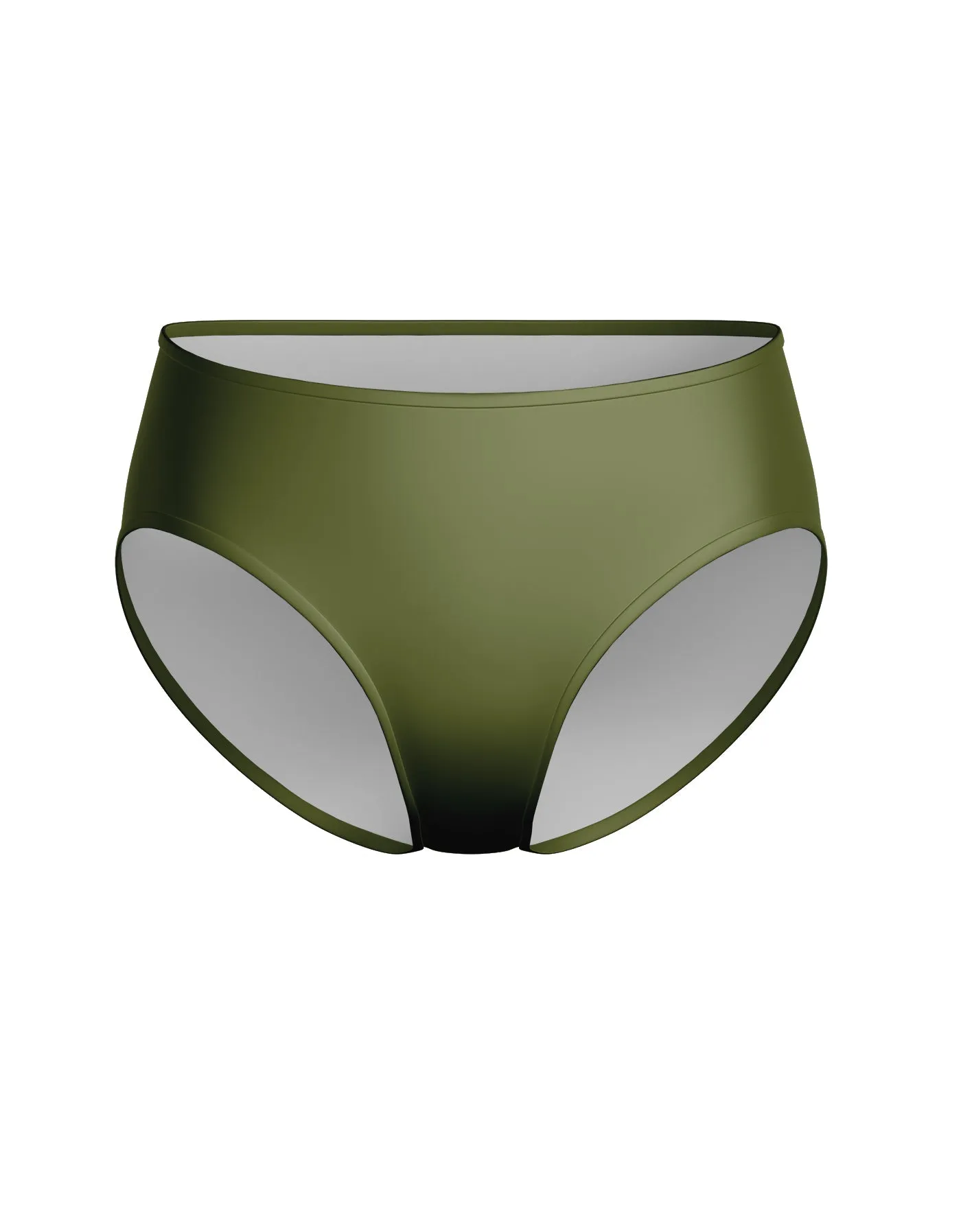 Lycra Brief Mid-Low Waist High Cut