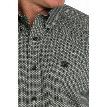 Men's Cinch Geometric Print Button-Down Western Shirt MTW1105861