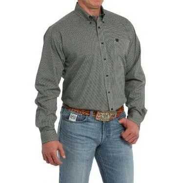 Men's Cinch Geometric Print Button-Down Western Shirt MTW1105861