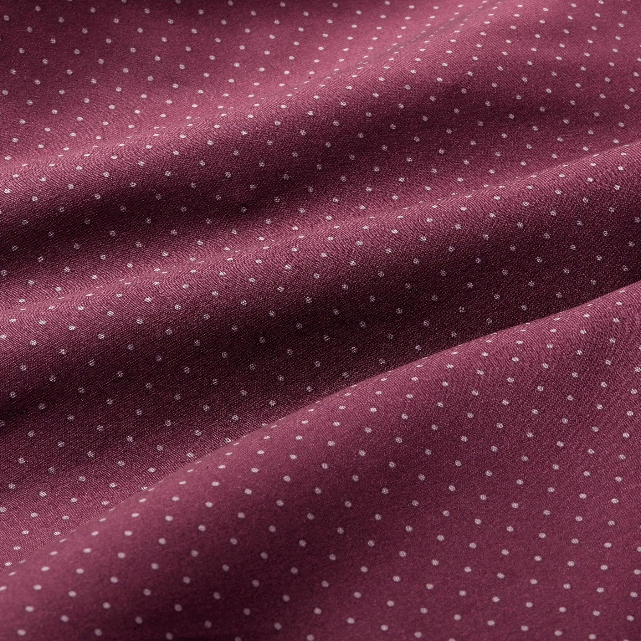 Men's Mizzen   Main | Leeward Trim Long Sleeve | Plum Grey Dot Print