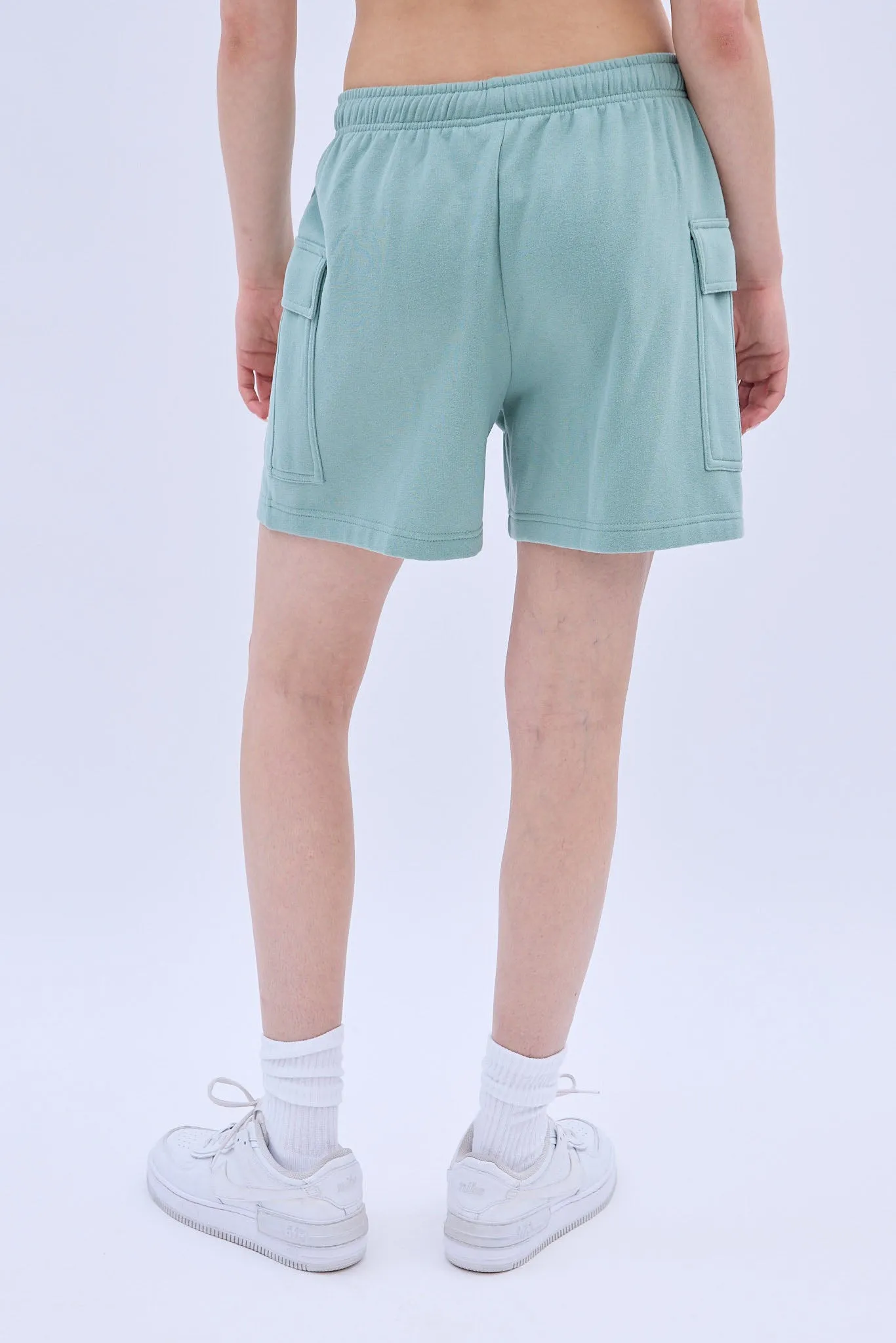 Mid Rise Fleece Cargo Short