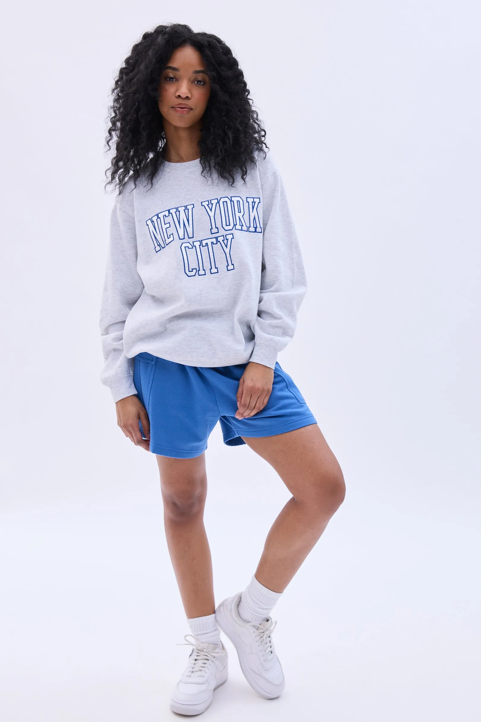 Mid Rise Fleece Cargo Short