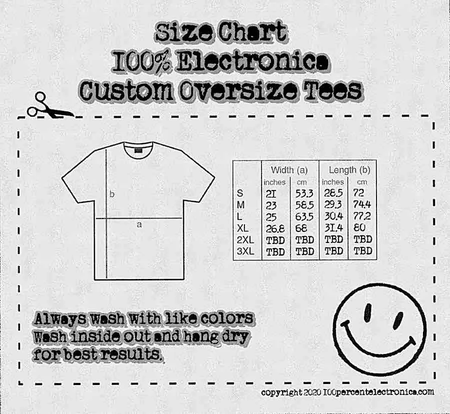 Negative Gemini Oversized Grid T-Shirt