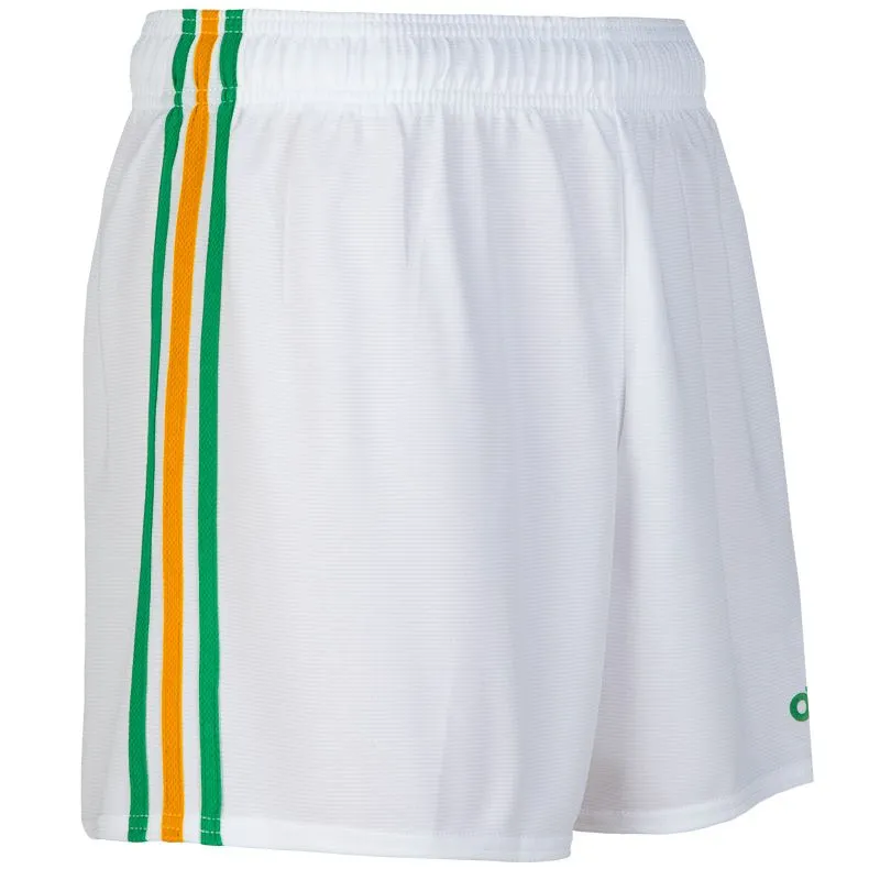 O'Neills Mourne Shorts White/Green/Amber