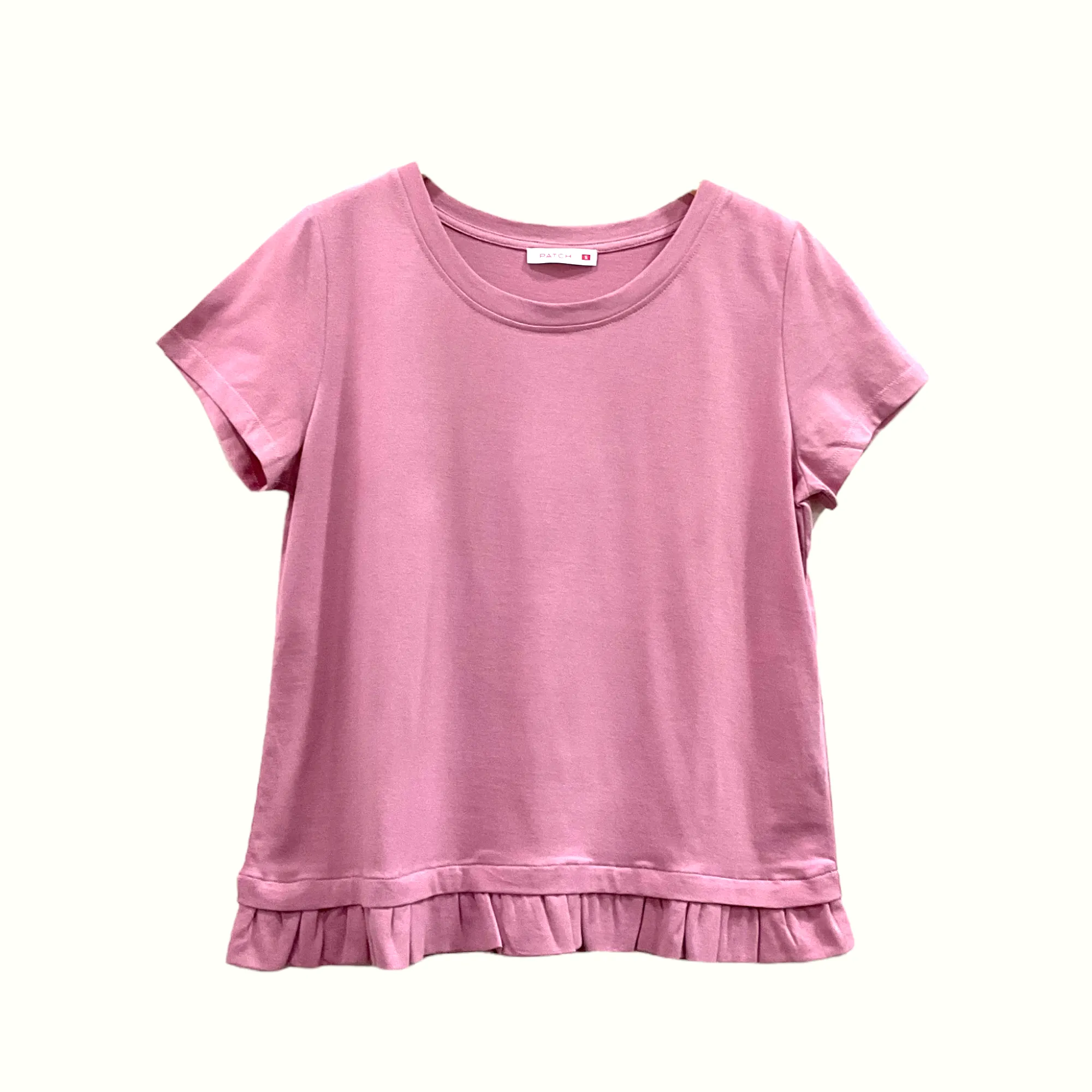 Patch Women's Short Sleeve Cotton T-Shirt