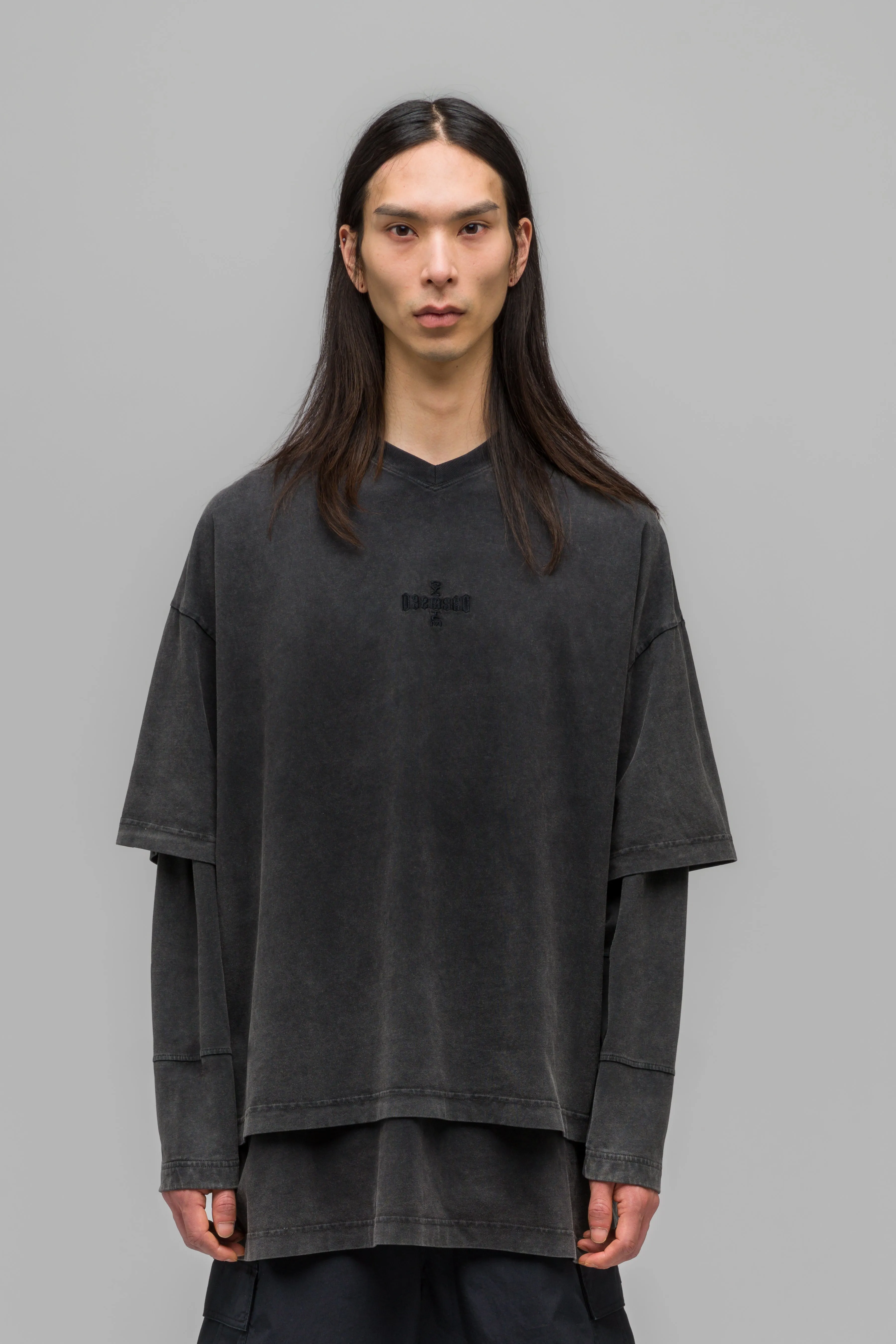 "TEAM" LAYERED LONGSLEEVE