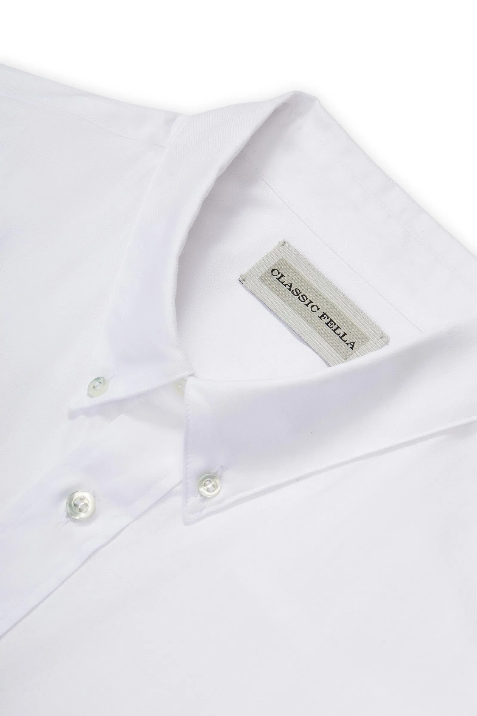 Signature Button Down | 100% Italian Cotton | White