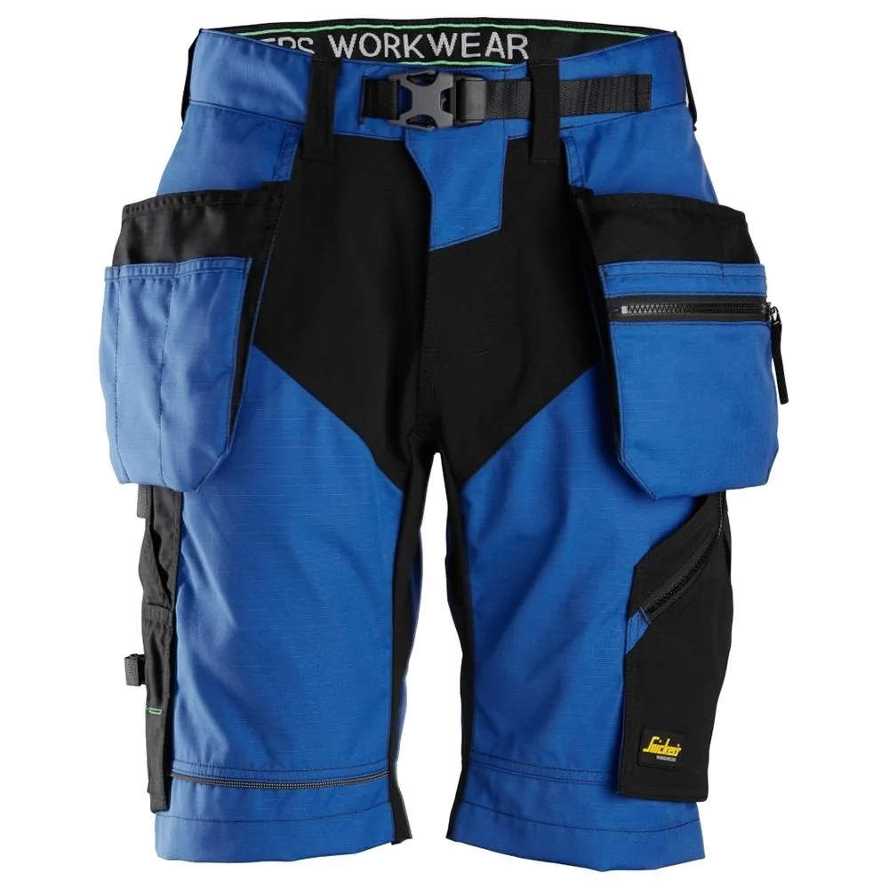 Snickers&#x20;6904&#x20;FlexiWork,&#x20;Work&#x20;Shorts&#x2B;&#x20;with&#x20;Holster&#x20;Pockets&#x20;-&#x20;True&#x20;Blue