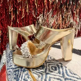Sparkly Gold (Pearl stones Metallic GOLD Customised Blocks )