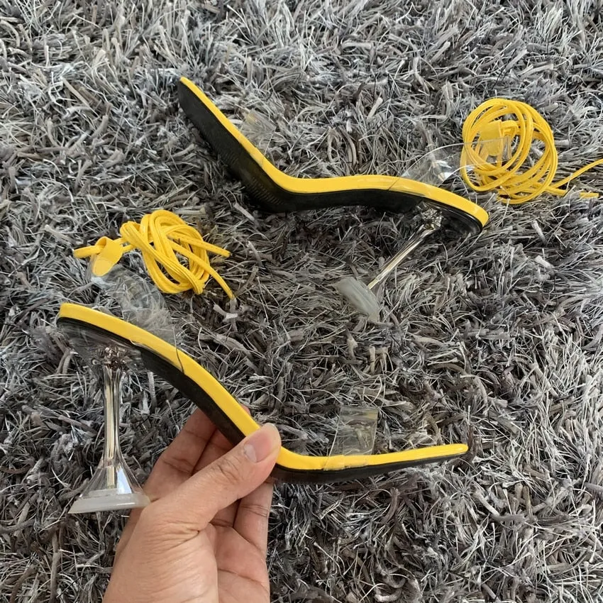 Summer High 10.5CM Heels Frauen Pumps Knöchel Kreuz Riemen Sandalen Schuhe  Damen Peep Toe High Heels Kleid Party Schuhe