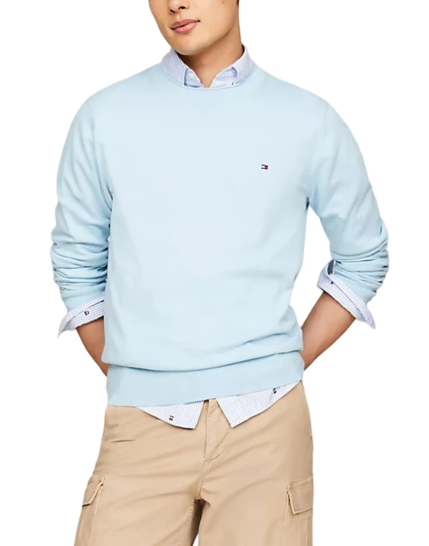 Tommy Hilfiger Mens Sweater - Model MW0MW34791 - Color CYW