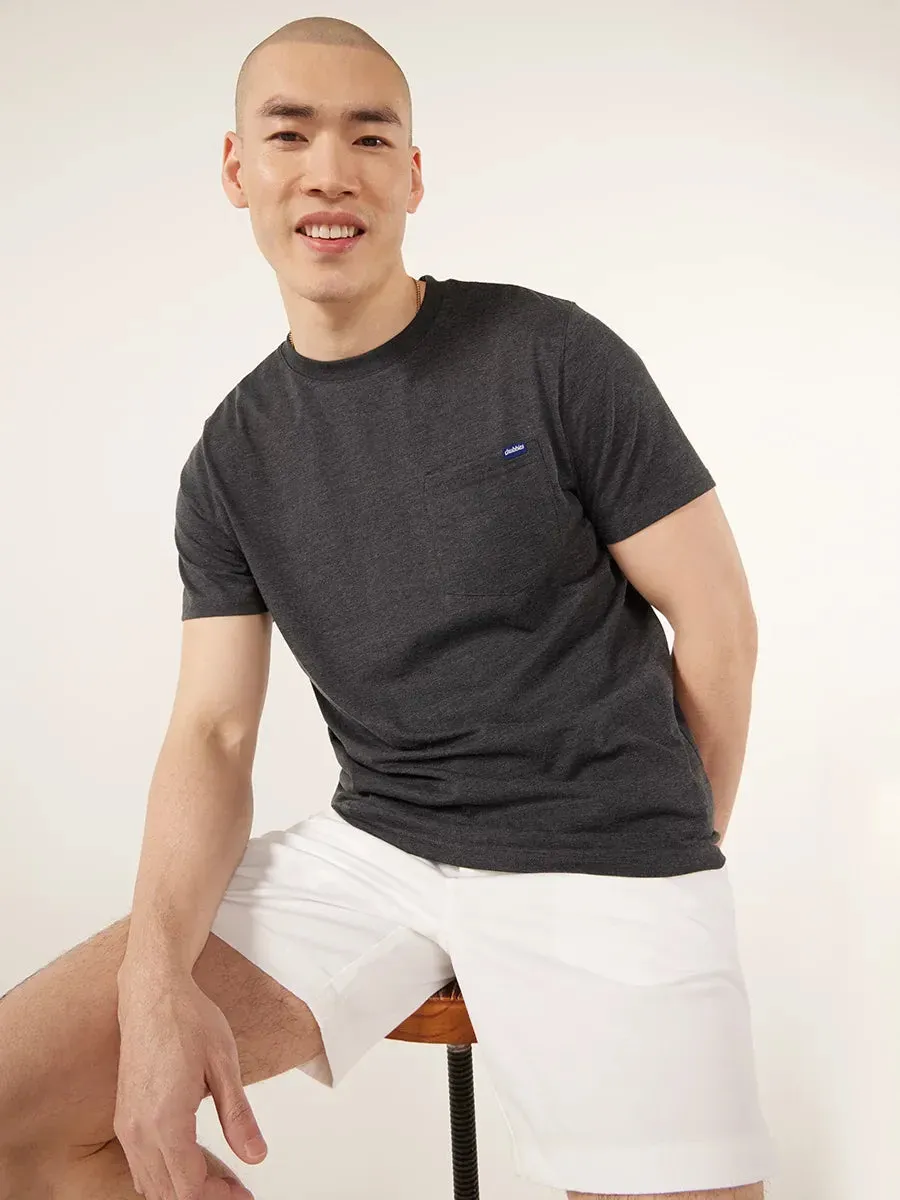 The 24/7, 365 (Pocket T-Shirt) - Faded Black