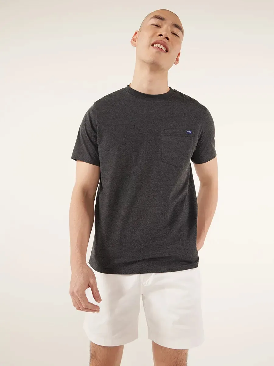 The 24/7, 365 (Pocket T-Shirt) - Faded Black