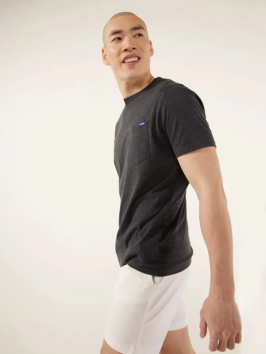 The 24/7, 365 (Pocket T-Shirt) - Faded Black
