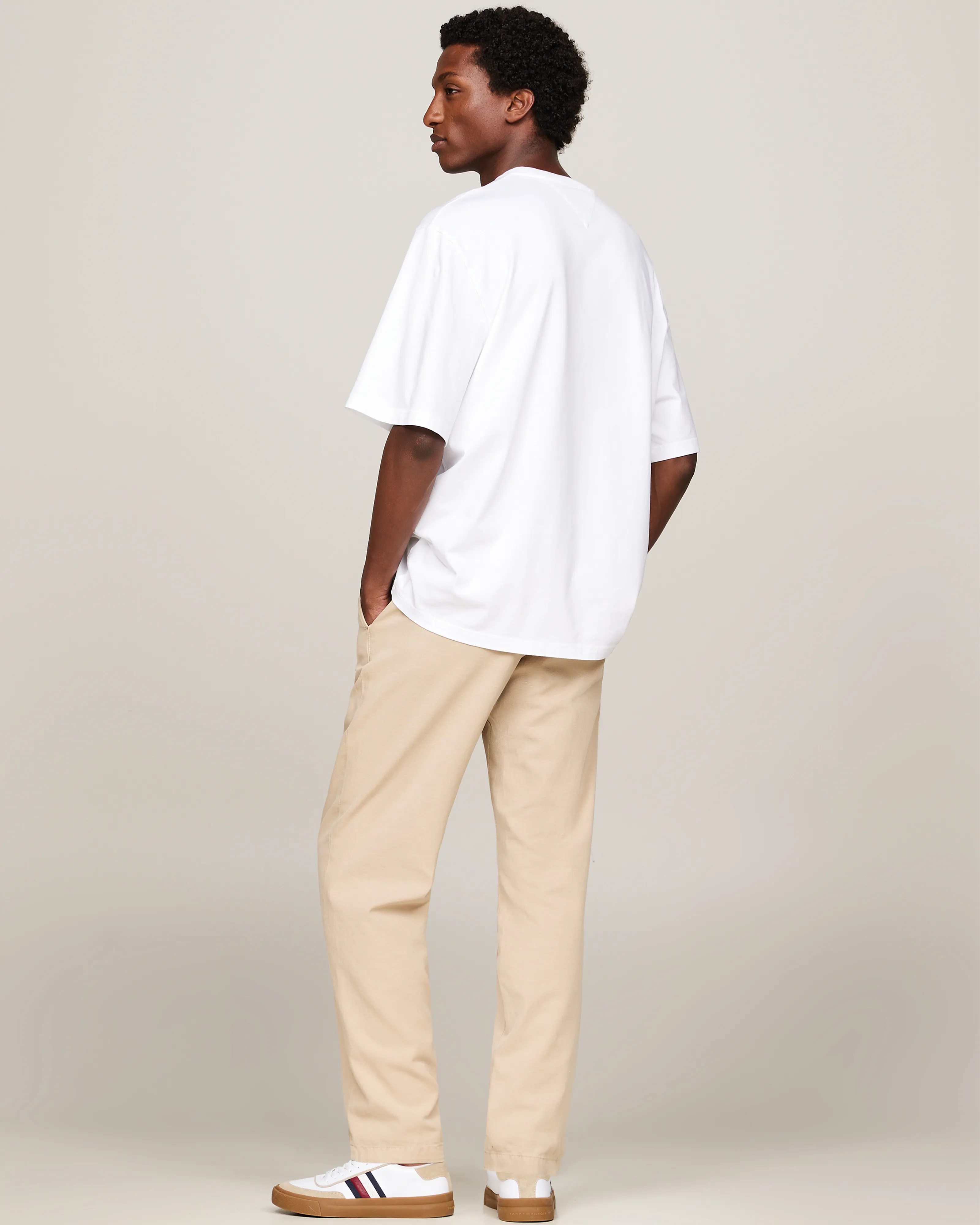 White Clarence Ruth Flag Tee with Tommy x Mercedes-AMG F1 Branding