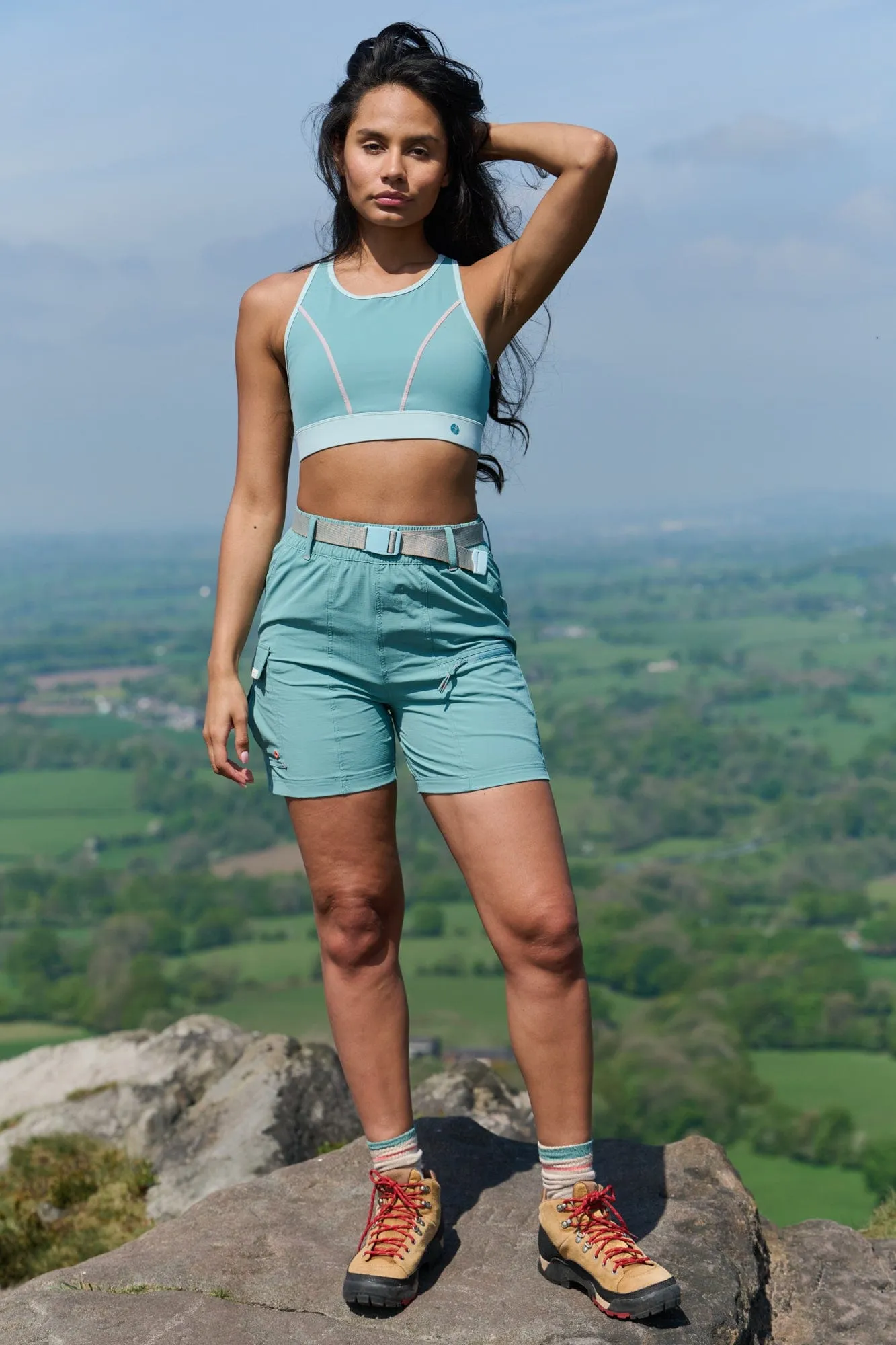 Trail Blaze Shorts - Mineral Blue