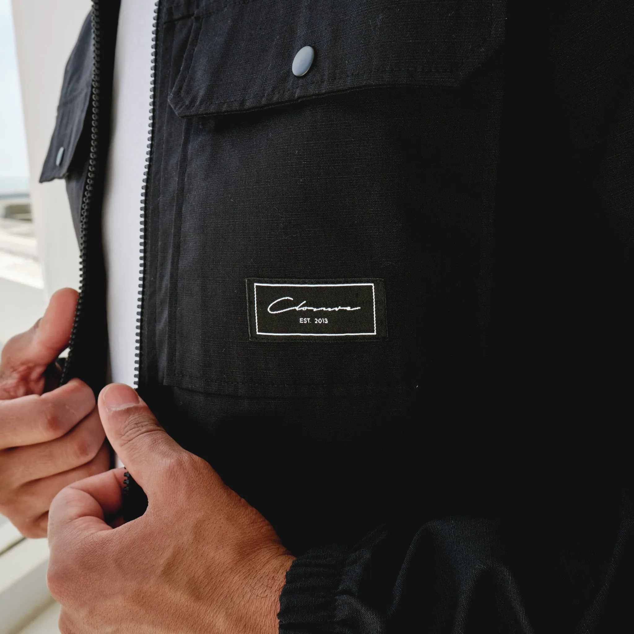 Utility Overshirt | Black