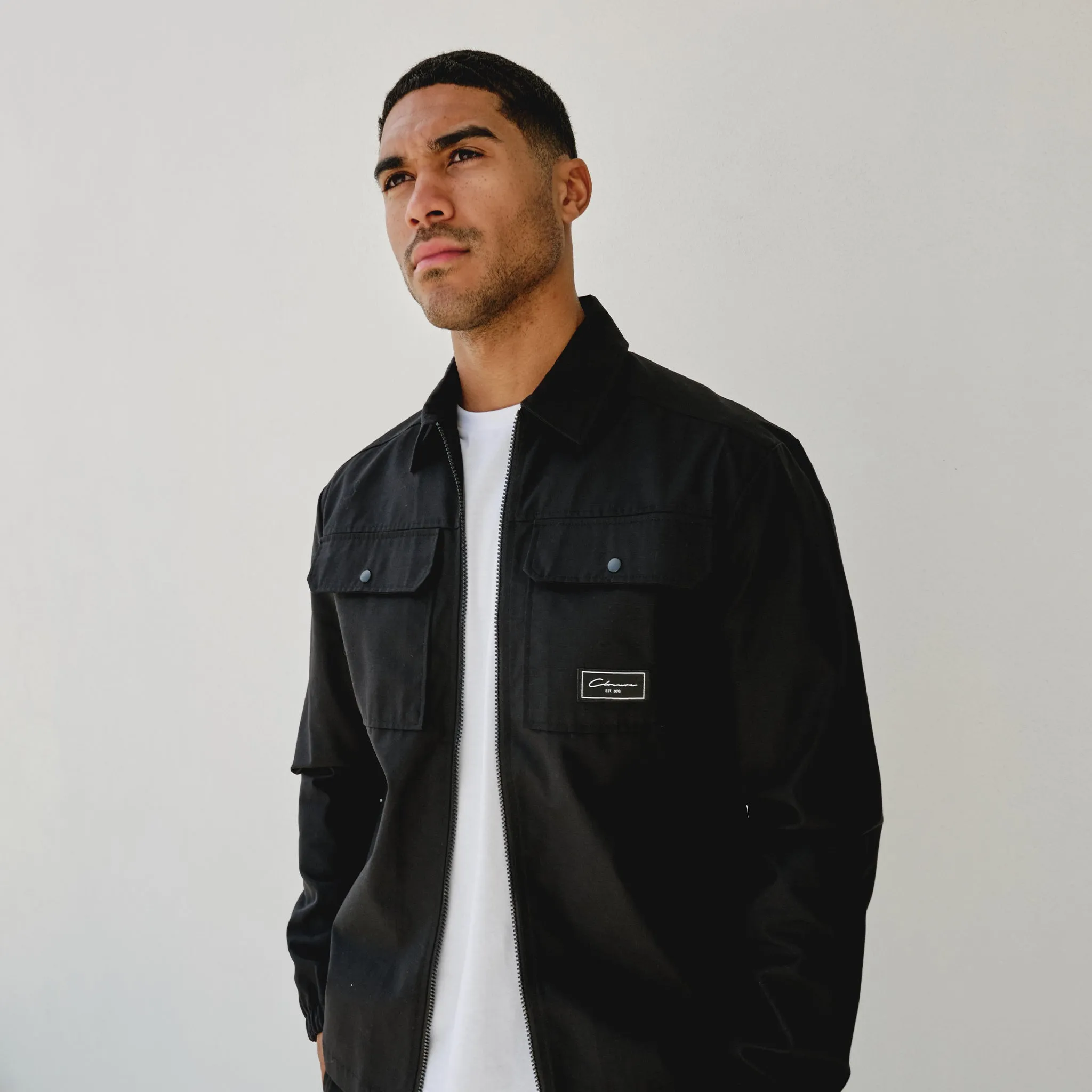 Utility Overshirt | Black