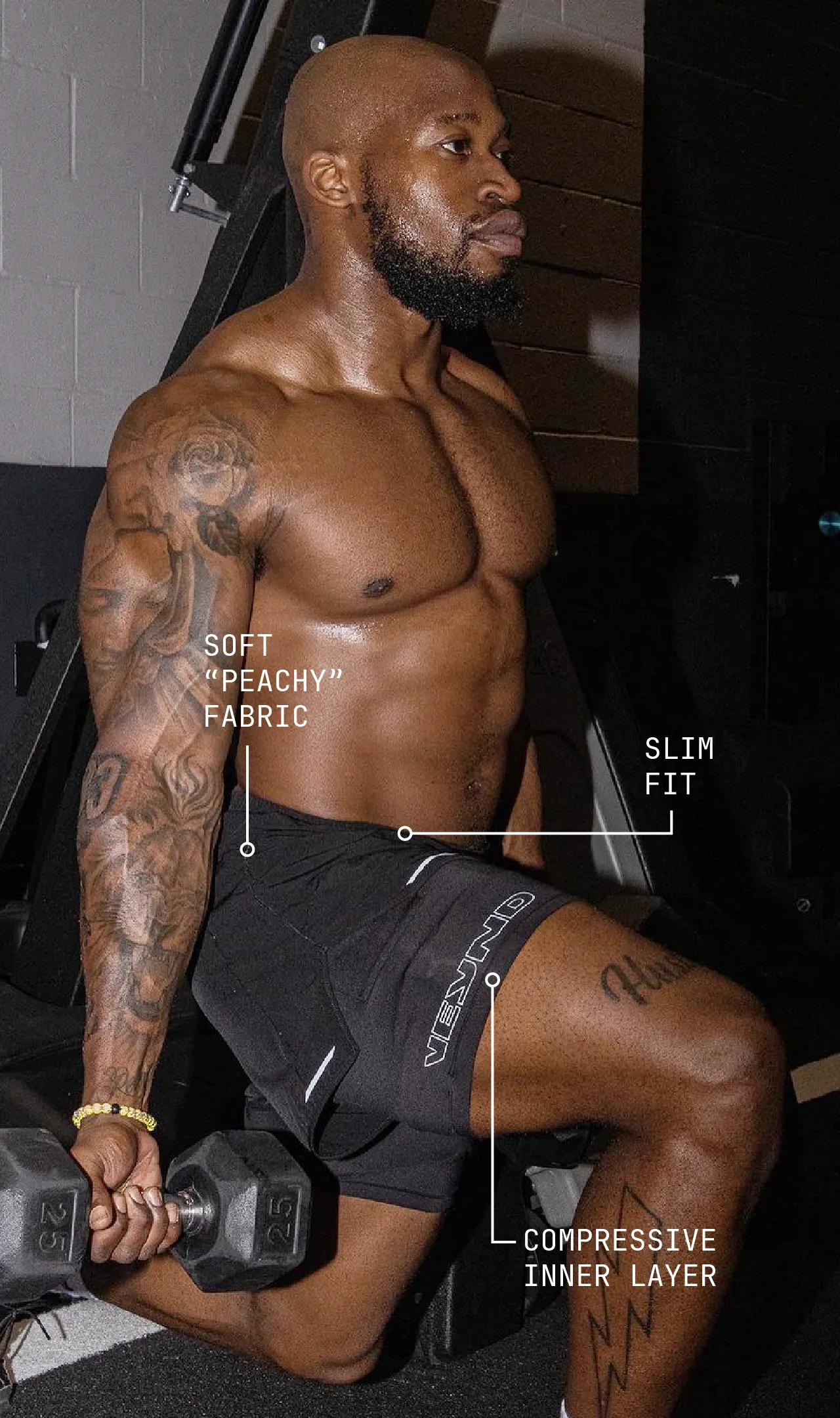 V_LYTE 5" 2-IN-1 SHORTS - Black