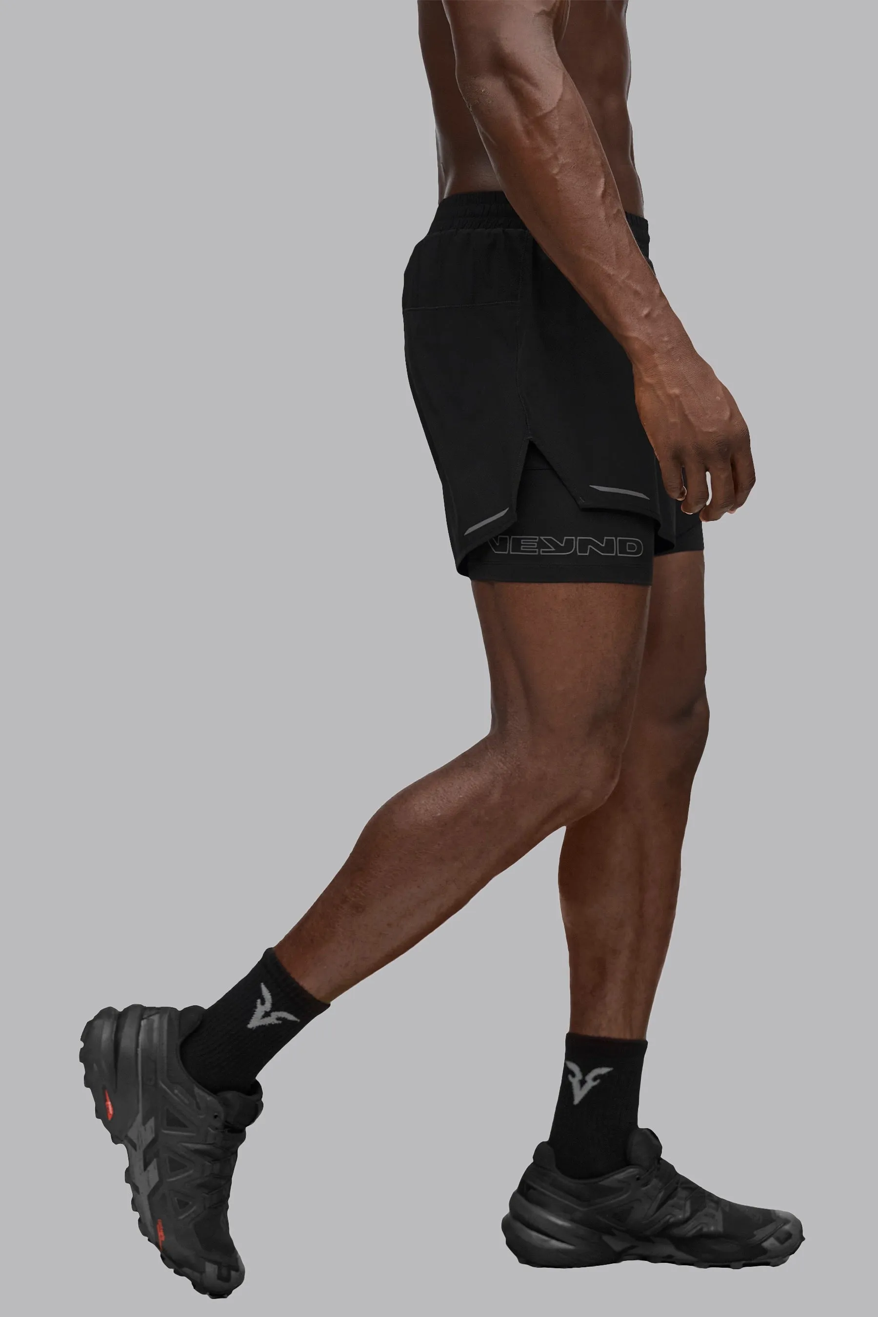 V_LYTE 5" 2-IN-1 SHORTS - Black