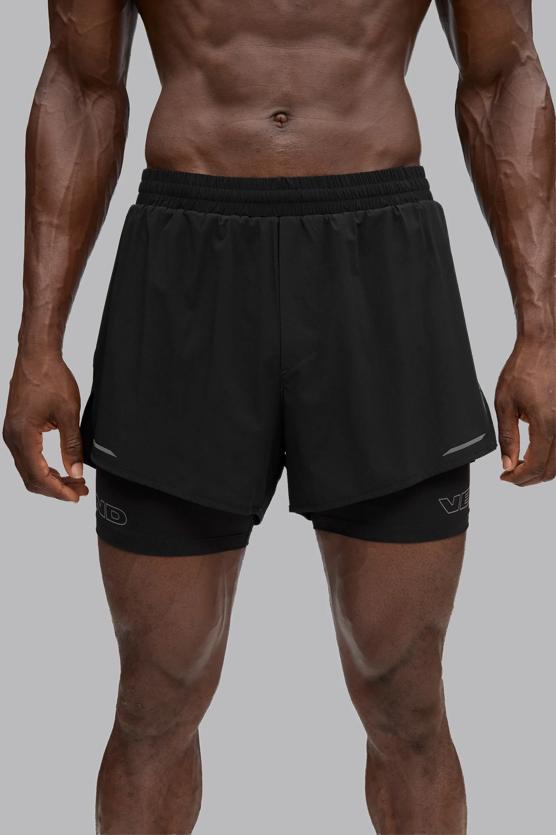 V_LYTE 5" 2-IN-1 SHORTS - Black