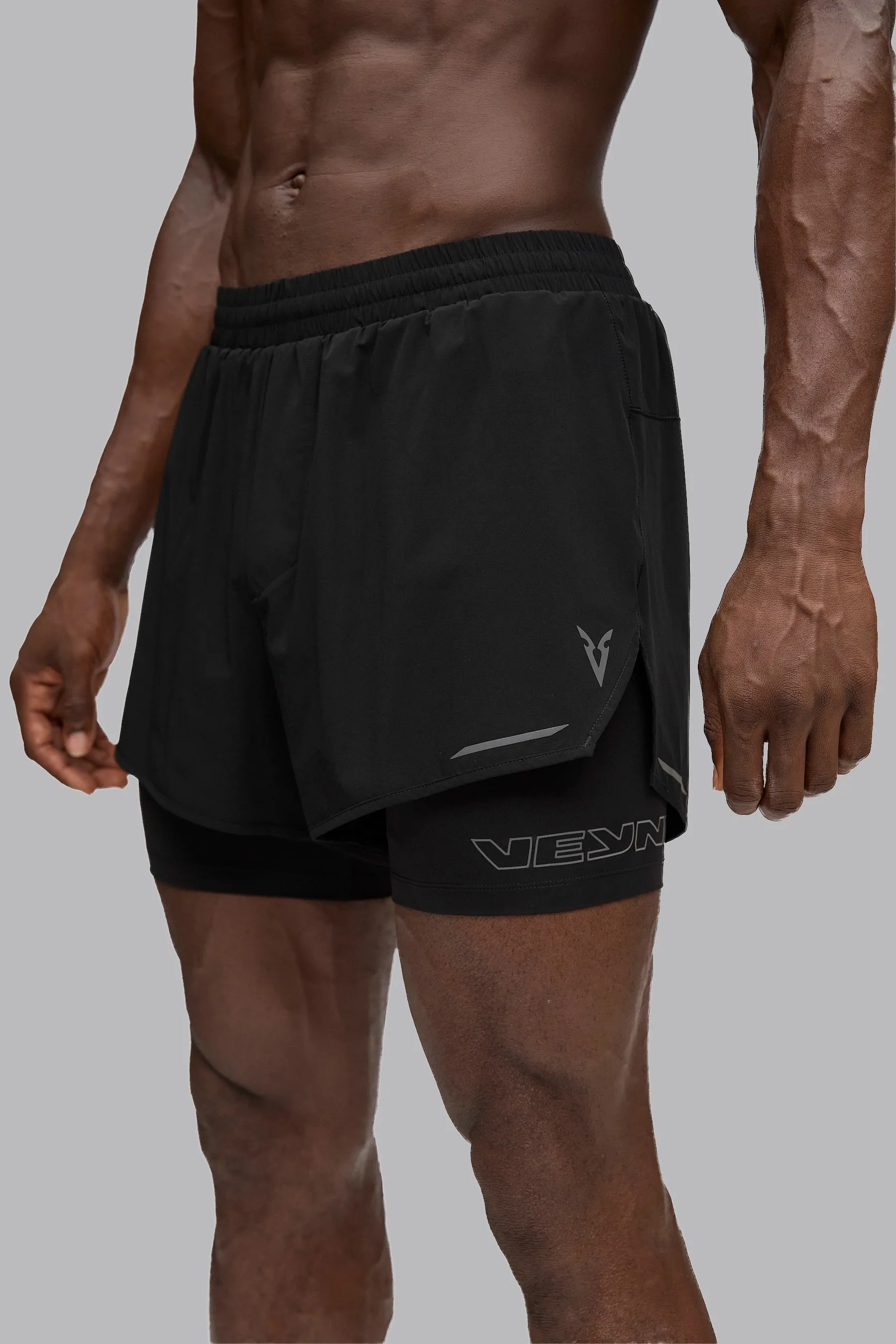 V_LYTE 5" 2-IN-1 SHORTS - Black