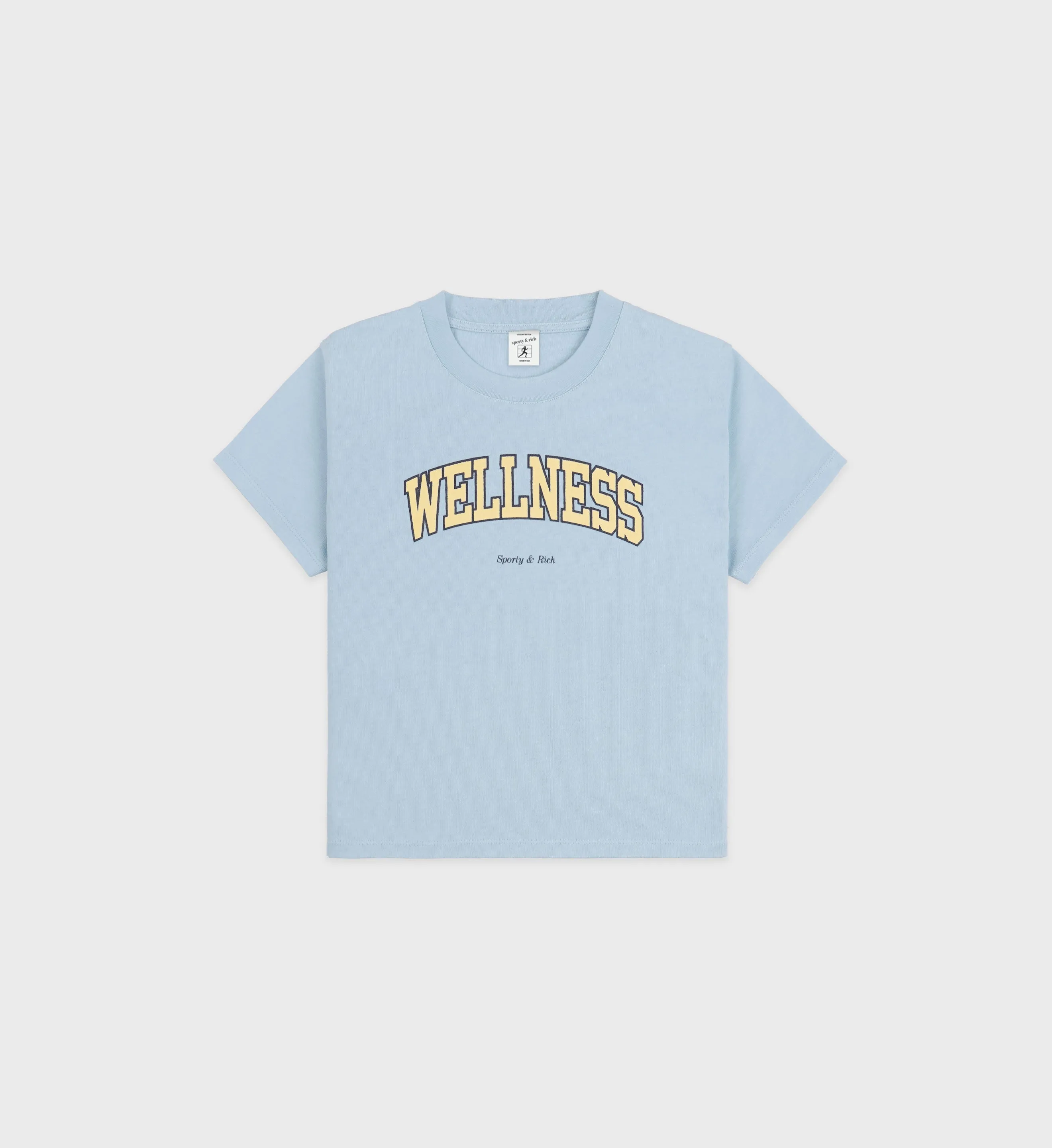Wellness Ivy Kids T-Shirt - China Blue/Almond