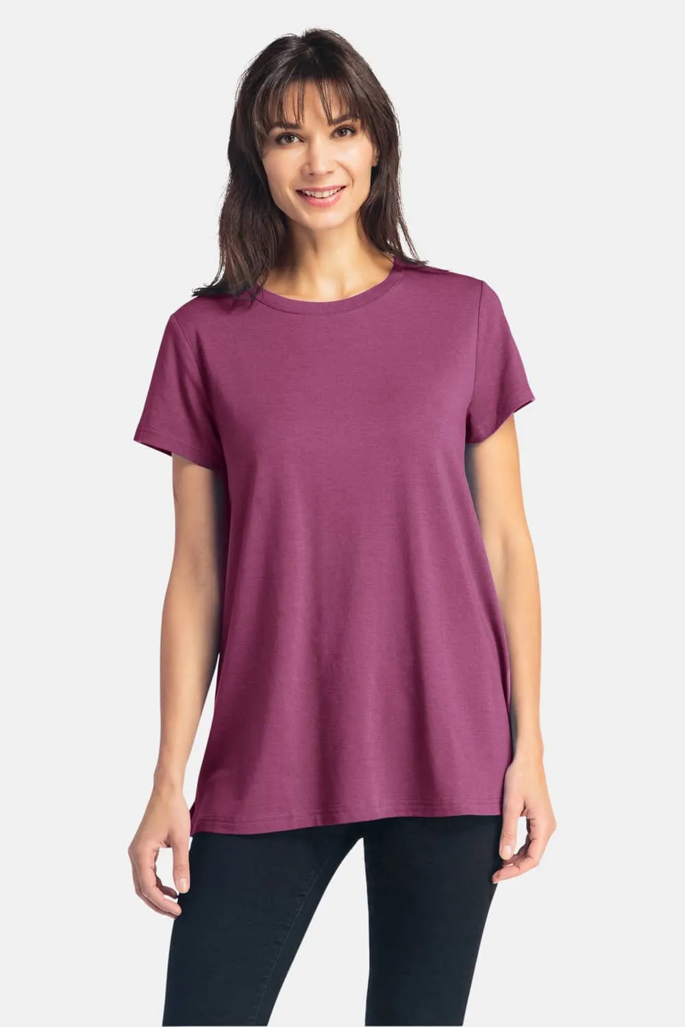 Women's Relaxed EcoFabric™ Crew Neck Tee - OUTLET - FINAL SALE